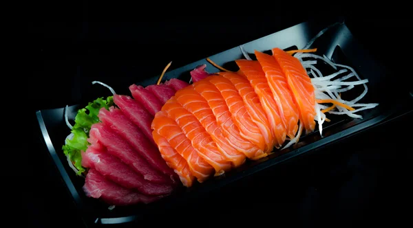 Sashimi comida japonesa conjunto — Fotografia de Stock