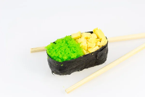 Sushi auf dem Teller — Stockfoto