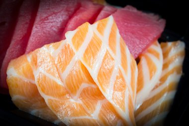 Japon yemekleri sashimi seti