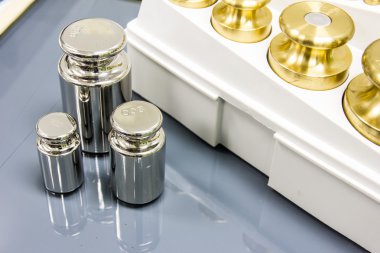 Ağırlık testi elektron teraziler için ayarla