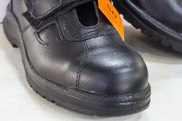 Primer plano zapato de seguridad — Foto de Stock