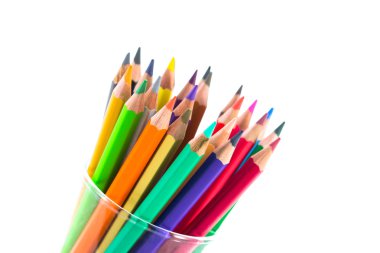 Renkli kalemler kadar kapatın