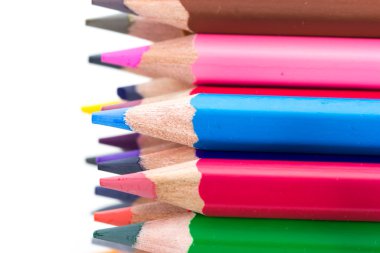 Renkli kalemler kadar kapatın