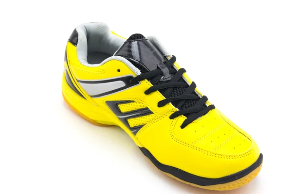 Chaussures de sport jaune — Photo