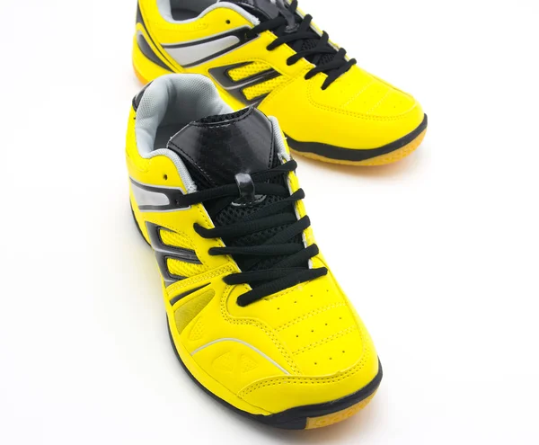 Scarpe sportive gialle — Foto Stock