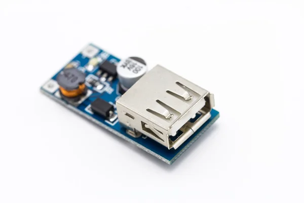 Macro photo of electronic circuit — Stock Photo, Image