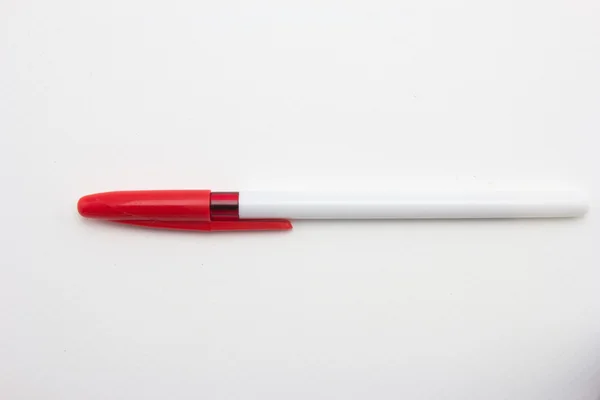 Close up red pen — Stock Photo, Image
