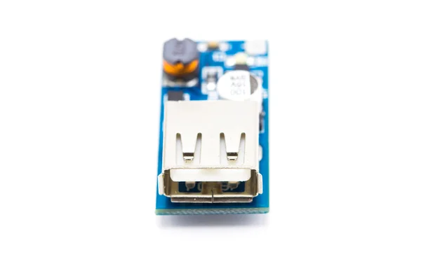 Macro photo of electronic circuit — Stock Photo, Image