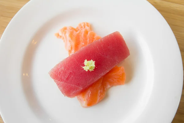 Atum salmão sashimi — Fotografia de Stock