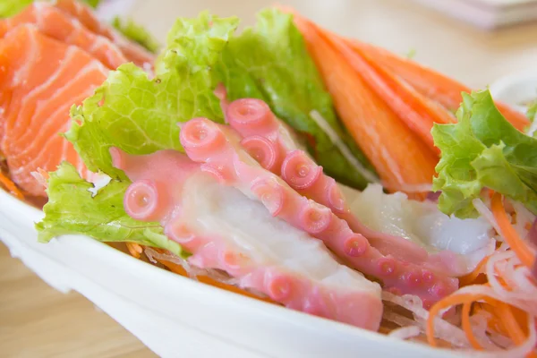 Nära håll sashimi set — Stockfoto