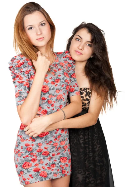 Beautiful young women and their friendship — Stock Photo, Image