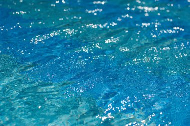 Desen su doku bir yüzme havuzunda