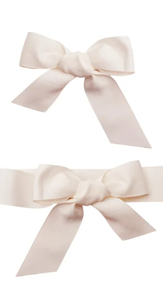 Decorational two bow isolated over white background — Stock Photo, Image