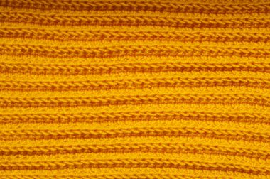 eşarp giyim ile kumaş turuncu örme doku arka plan