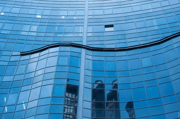 商业高层玻璃建筑的背景成功概念 — 图库照片