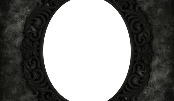 Black vintage frame with white space for text — Stock Photo, Image