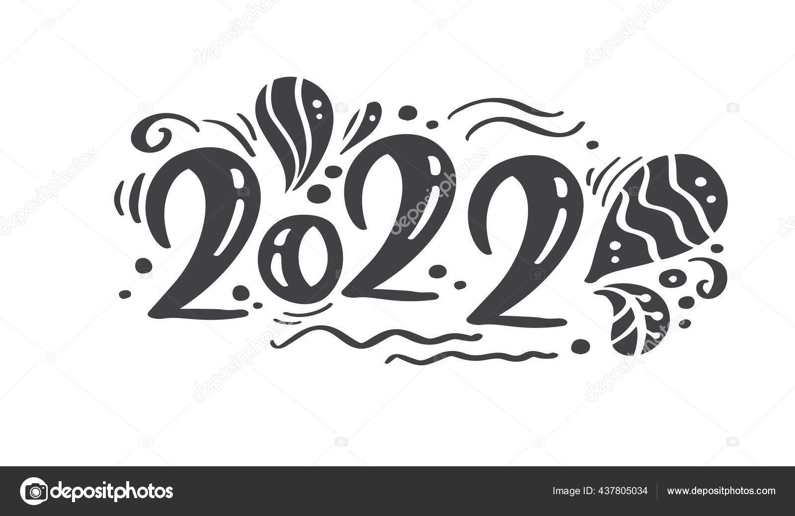 Happy new year 2022 Vector Art Stock Images | Depositphotos