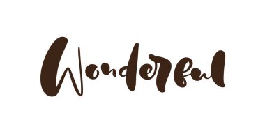 Pozitif alıntı yaparak harika bir vektör el çizmiş. Kaligrafi, iş kartı, afiş ve poster için ilham verici ve motive edici bir slogan