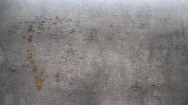 Kirli çimento arka planı ve kahve damlaları. Grunge, mesajın için bir yer belirle. HD video hareket görüntüleri