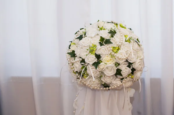 Decoratie op bruiloft bloem — Stockfoto