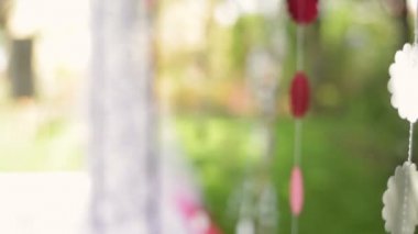 Güzel dekorasyon düğün töreni için