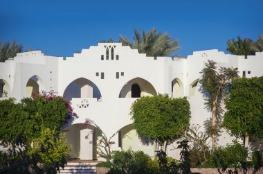 Lüks otelin kumsalı, Sharm el Sheikh, Mısır 