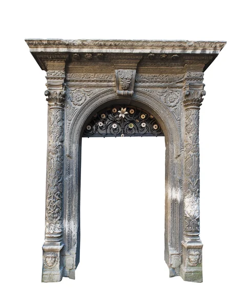 Architectural arch on a white background — Stock Photo, Image