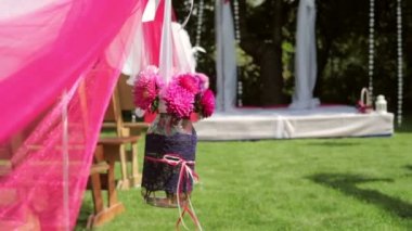 Düğün için güzel dekor