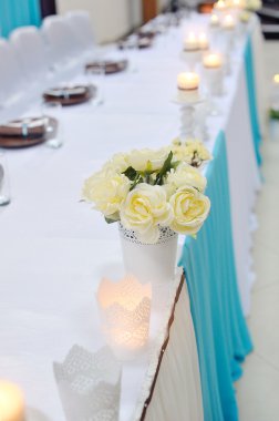 Festival tablo ayarını parlak renkler ve vintage cr Güllü