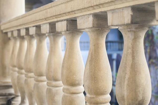 Arte de piedra balaustrer barroco y escalera — Foto de Stock