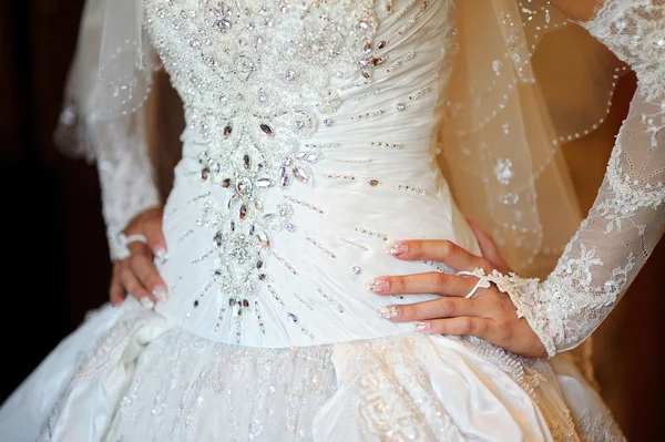 Vestido de novia de corsé para novia —  Fotos de Stock
