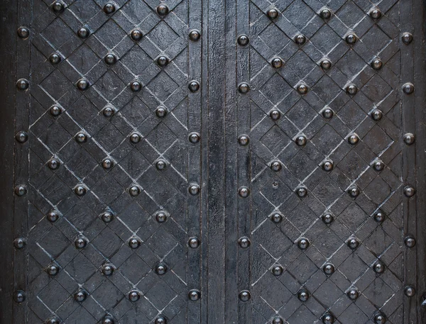 Fondo de metal forjado negro oscuro —  Fotos de Stock