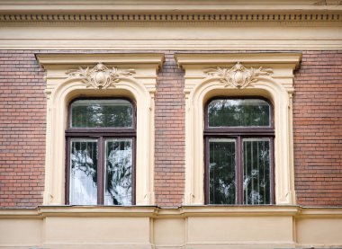 güzel Barok mimari pencere