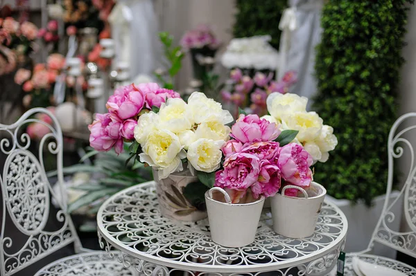 牡丹の花の結婚式の装飾 — ストック写真