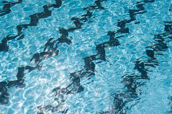 Textura de água na piscina — Fotografia de Stock