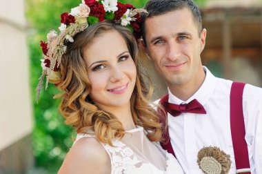 Gelin ve Damat Düğün günü yürüyüş