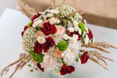 Güzel düğün buketi 