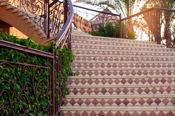 Beautiful stone staircase — Stock Photo, Image