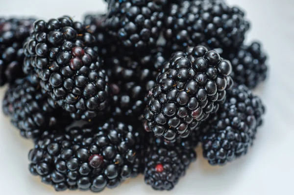 Fresh berry blackberry on white background — 图库照片
