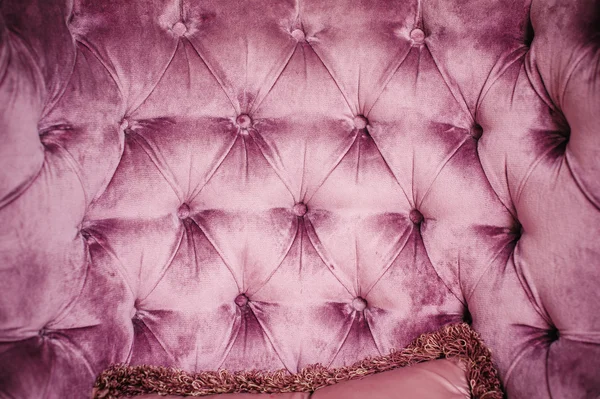 Textura de tapicería elegante textil abotonado vintage —  Fotos de Stock