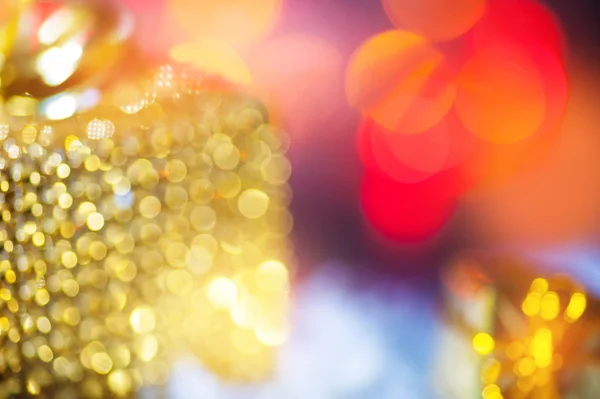 Abstrakte Weihnachtsbeleuchtung auf Hintergrund — Stockfoto