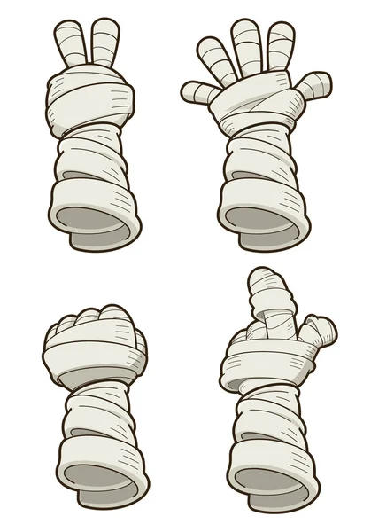 Mummy hand Royalty Free Stock Illustrations