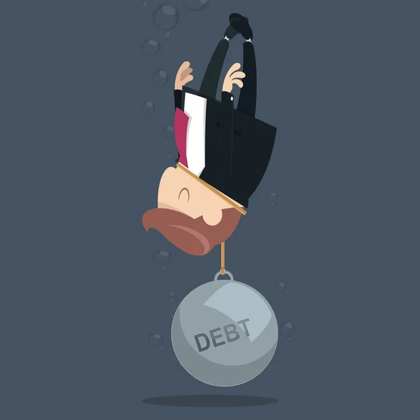 Dívida — Vetor de Stock
