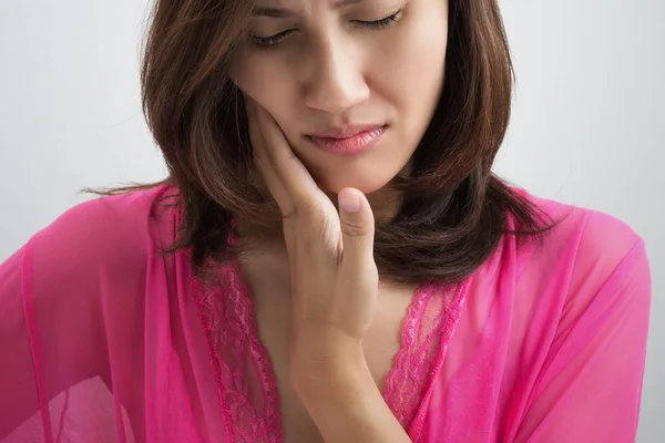 Have a toothache — Stock Photo, Image