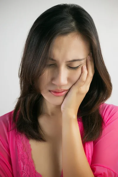 Zahnschmerzen haben — Stockfoto