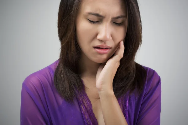 Have a toothache — Stock Photo, Image