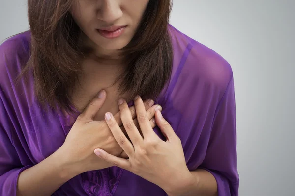 Heart attack symptom — Stock Photo, Image