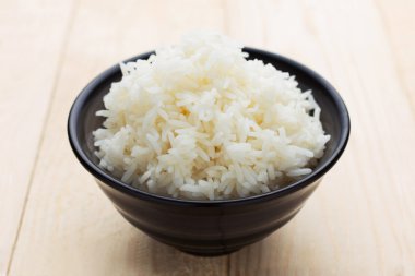 Pirinç siyah kase - Tayland tarzı yemek