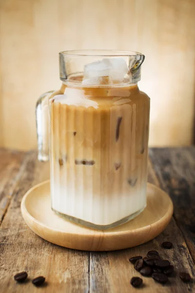 Ledové kávové latté — Stock fotografie