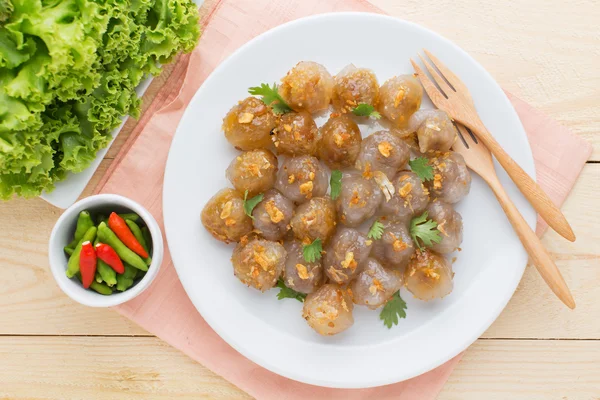 Dumpling tapioca pork — Stock Photo, Image